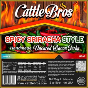 Sriracha Bacon Jerky (Packs)